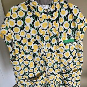 DVF FOR TARGET Floral Hooded Topper NWT